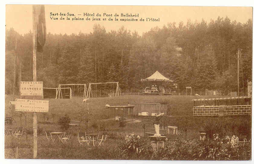 5227 - SART-lez--SPA - Hôtel Du Pont De Belleheid - Vue De La Plaine De Jeux Et De La Sapinière De L'Hôtel - Jalhay