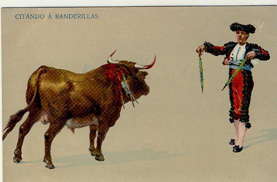 Tauromachie Citando A Banderillas - Regionale Spiele