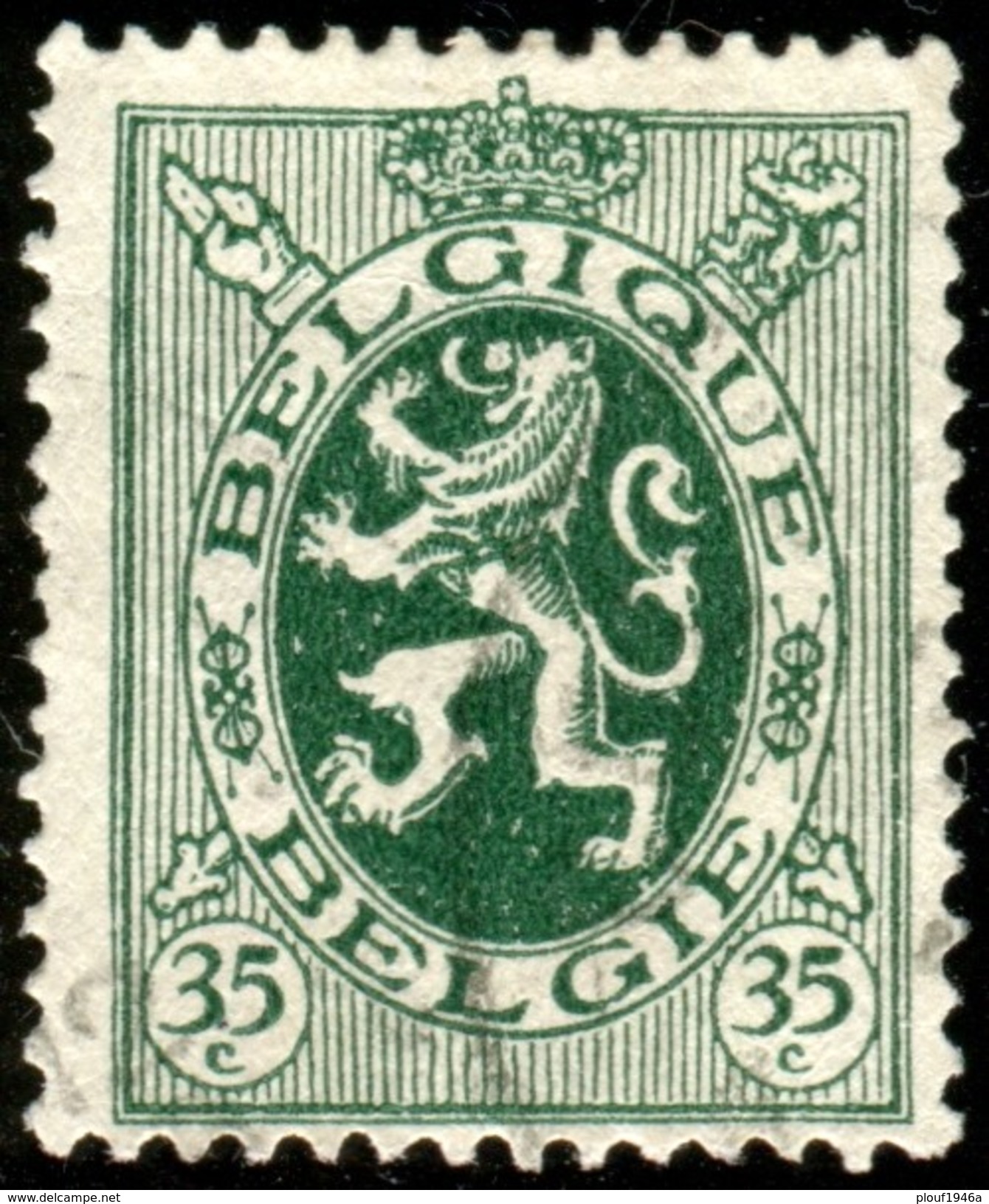 COB  283 (o) / Yvert Et Tellier N° 283 (o) - 1929-1937 Heraldischer Löwe