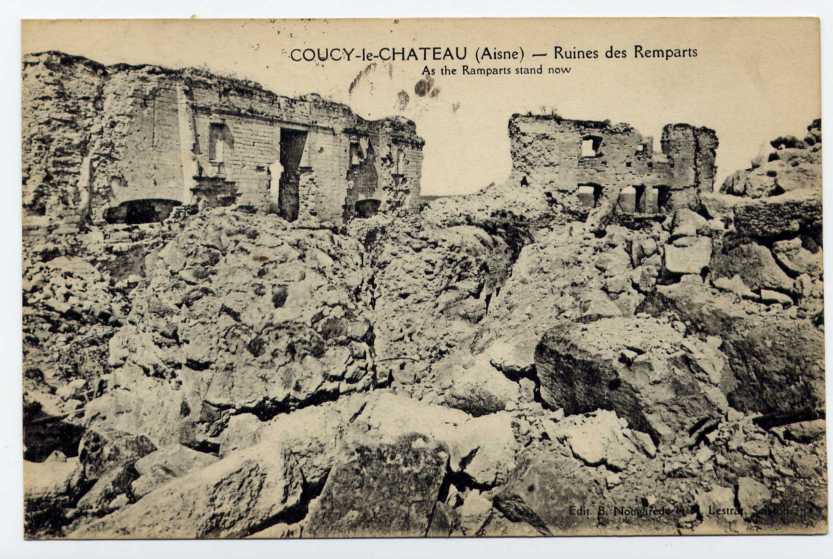 Réf 100  -  COUCY LE CHÂTEAU - Ruines Des Remparts - Autres & Non Classés