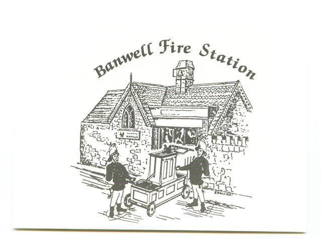 Cpm Anglaise Theme Pompiers Banwell Fire Station - Feuerwehr