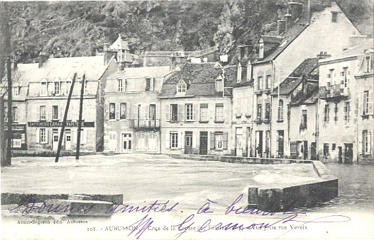 23 - CREUSE - AUBUSSON - RUE VAVEIX - INONDATION Du 17 FEVRIER 1904 - ANNET SEGERON 108 - Aubusson