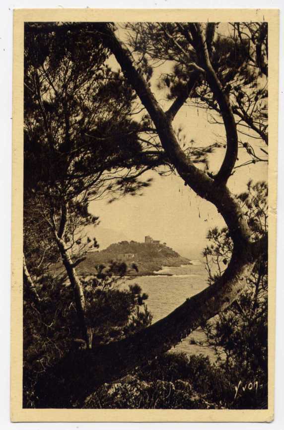 Réf 101  - LE CAP FERRAT - Vu à Travers Les Pins D´Alep (1937) - Saint-Jean-Cap-Ferrat