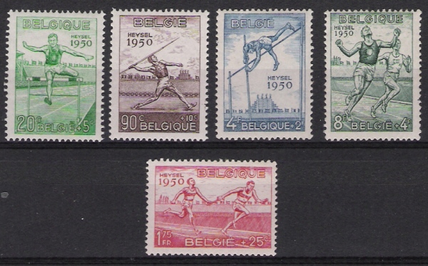 Belgie OCB 827 / 831 (**) - Unused Stamps