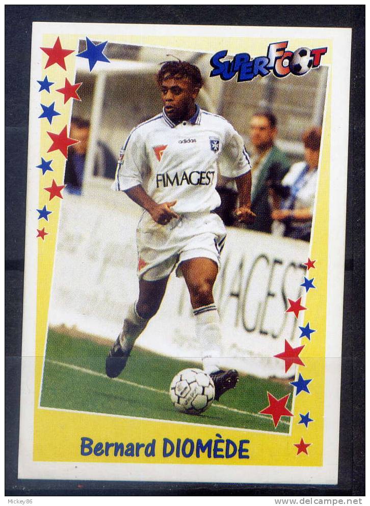 PANINI--SUPER  FOOT  1998-99---B.  DIOMEDE --n°  159  ---AUXERRE - French Edition