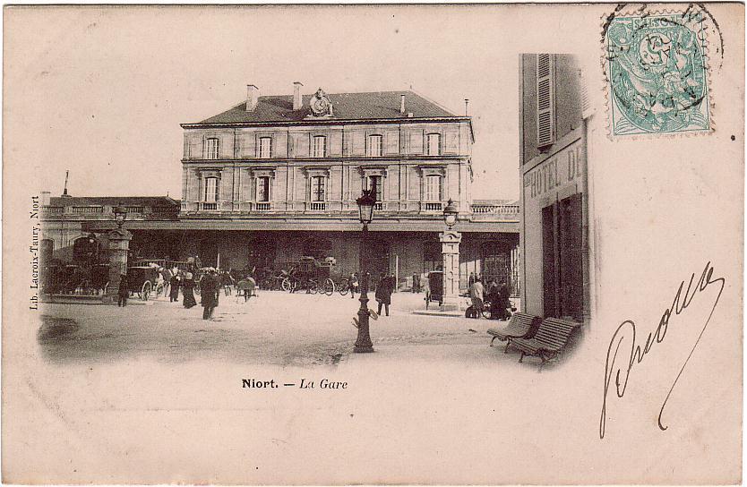 NIORT(79) / La Gare / Précurseur - D3755 - Niort