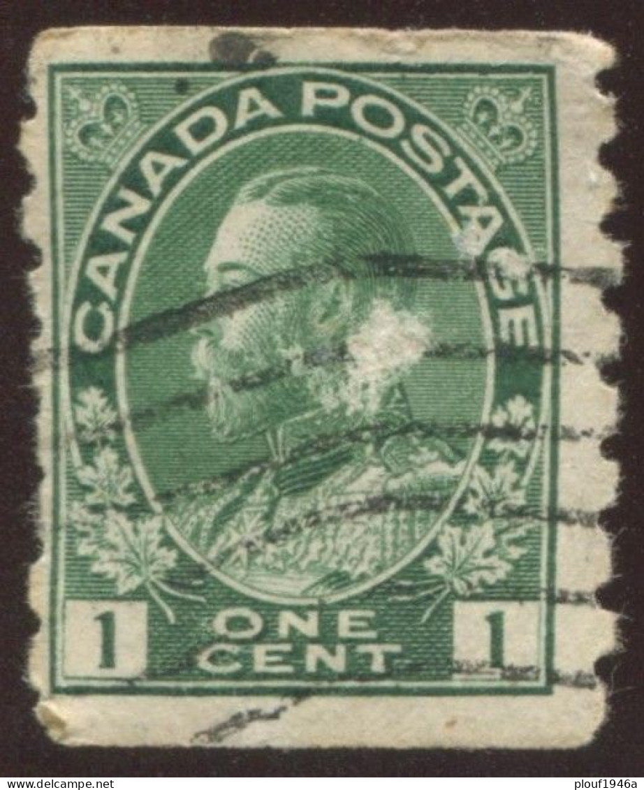 Pays :  84,1 (Canada : Dominion)  Yvert Et Tellier N° :    93 A (B) (o) / Sg 219 - Coil Stamps
