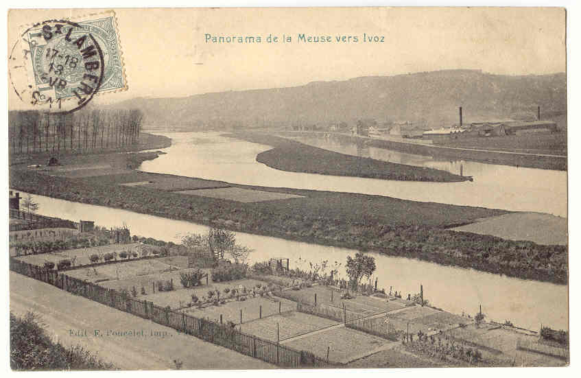 5379 - Panorama De La Meuse Vers IVOZ - Flémalle