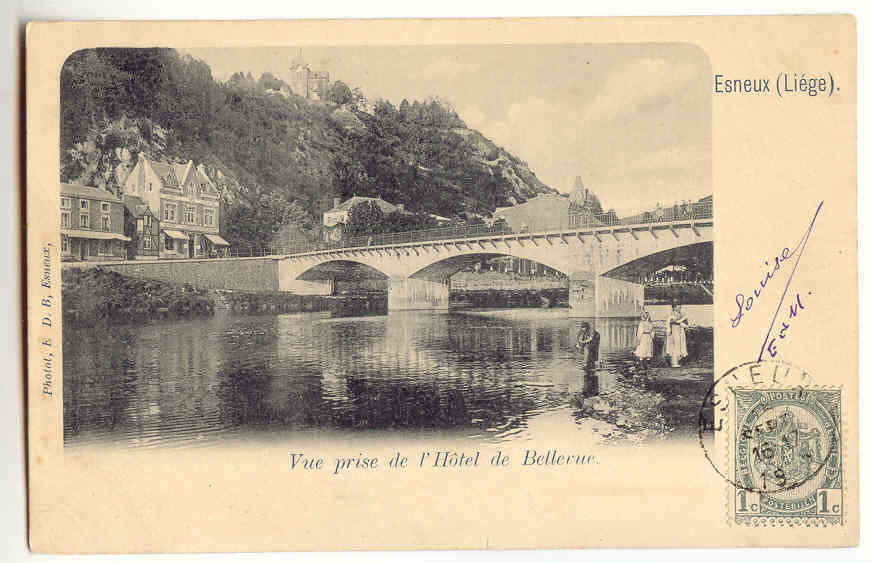 5465 - ESNEUX - Vue Prise De L'Hôtel De Bellevue - Esneux