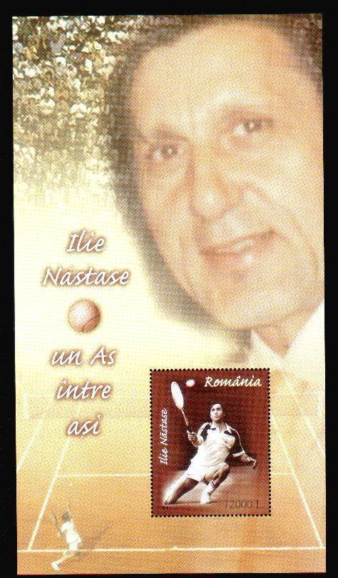 Romania 2004 Sheet Mint Imperforated Tennis Ilie Nastase. - Tennis