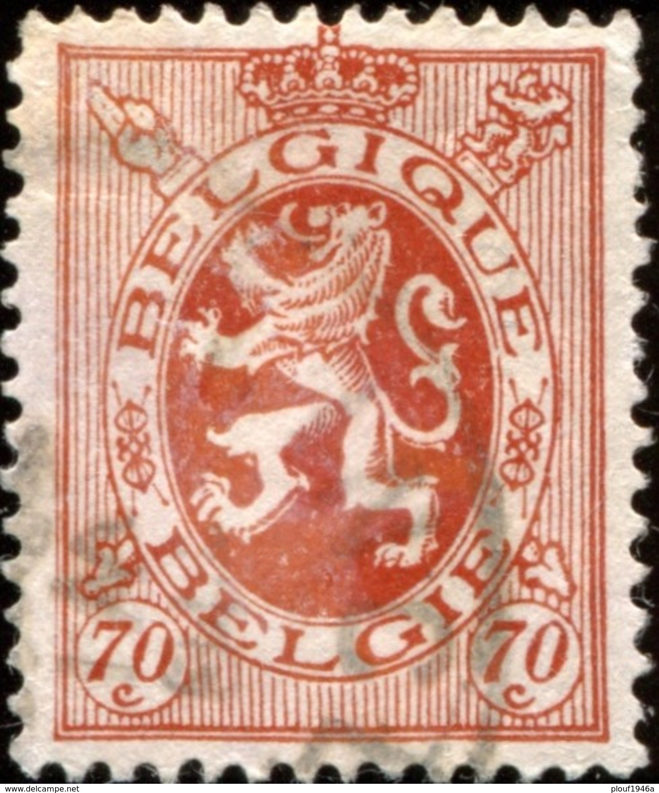 COB  287 A (o) / Yvert Et Tellier N° 287 (o) - 1929-1937 Heraldic Lion