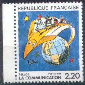 FRANCE 2503 ** MNH La Communication Vue Par PELLOS COMIC COMICS BD BEDE - Fumetti