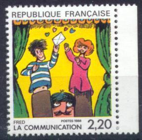 FRANCE 2506 ** MNH La Communication Vue Par FRED COMIC COMICS BD BEDE - Comics