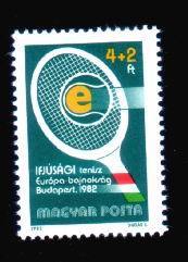 Hungary 1982 Mint Perforated Stamps ** Tennis. - Tenis