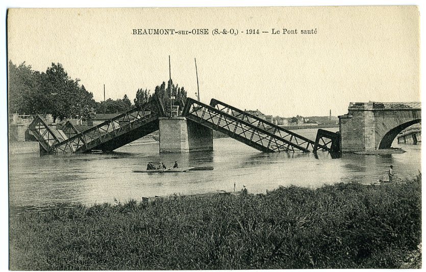 95 - BEAUMONT SUR OISE. Le Pont Sauté. - Beaumont Sur Oise