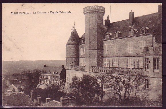 SARTHE - Montmirail - Le Chateau - Facade Principale - Montmirail