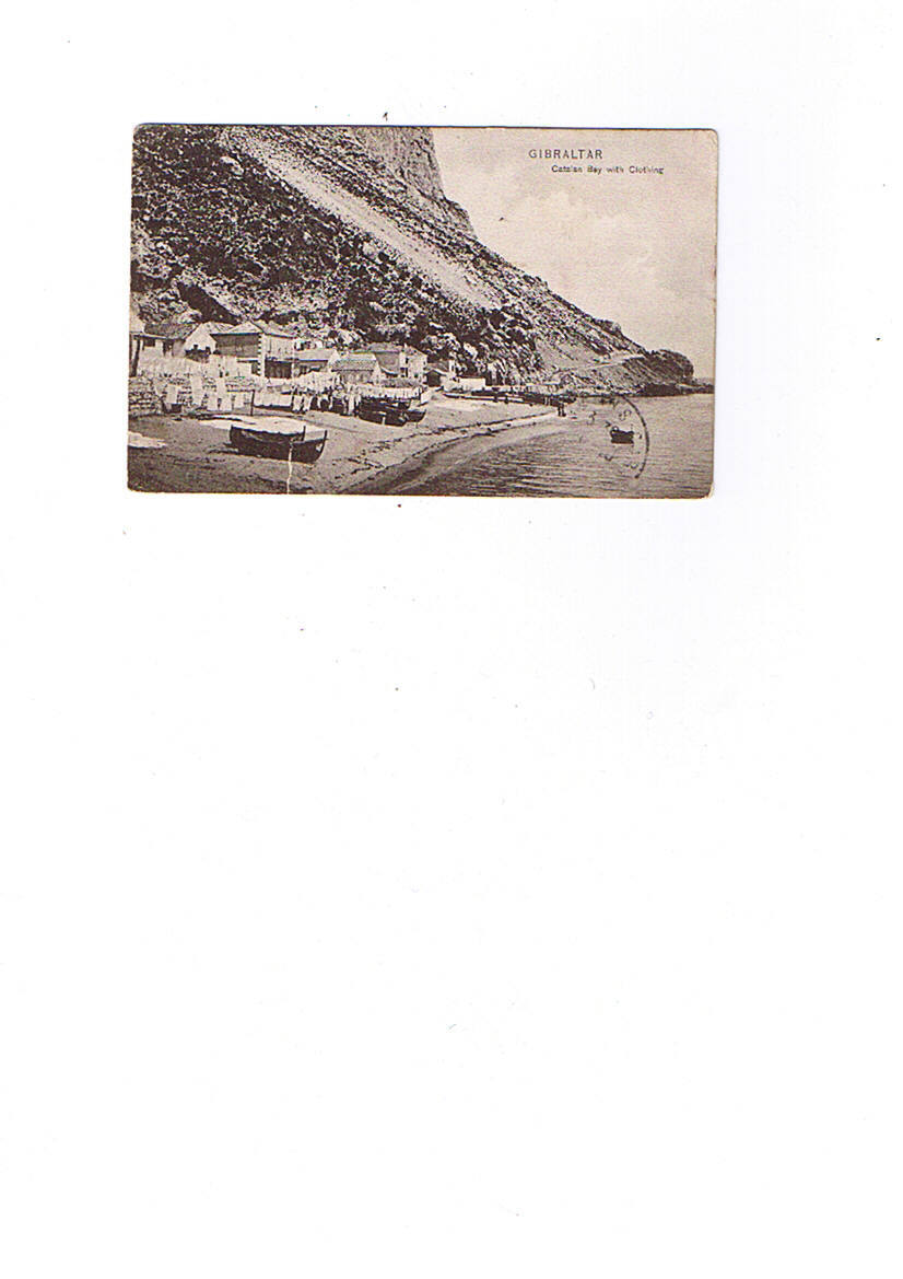 GIBRALTAR   Catalan Bay  Carte Circulée - Gibraltar