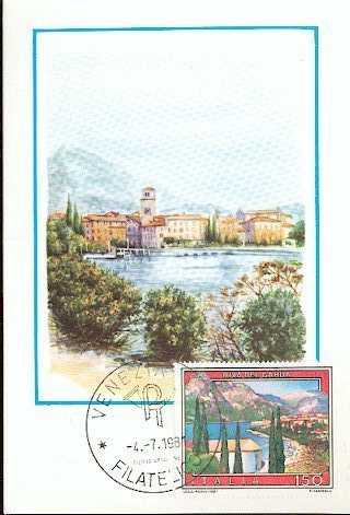 ITALIE CARTE MAXIMUM NUM.YVERT 1492 RIVA DEL GARDA - Maximumkarten (MC)