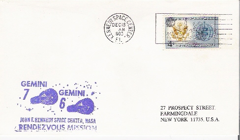 USA / KENNEDY SPACE CENTER / PROJET GEMINI 7 / 15.12.1965 - Estados Unidos