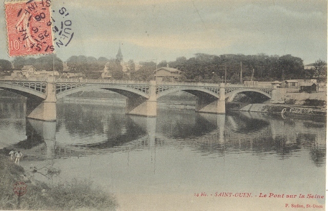 SAINT-OUEN - Le Pont Sur La Seine - Ed. P.Sudan - Saint Ouen