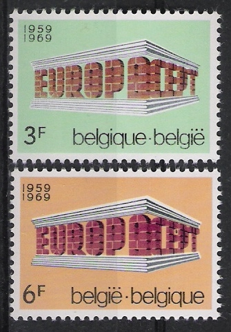 Belgie OCB 1489 / 1490 (**) - 1969