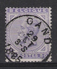 Belgie OCB 41 (0) - 1883 Leopold II