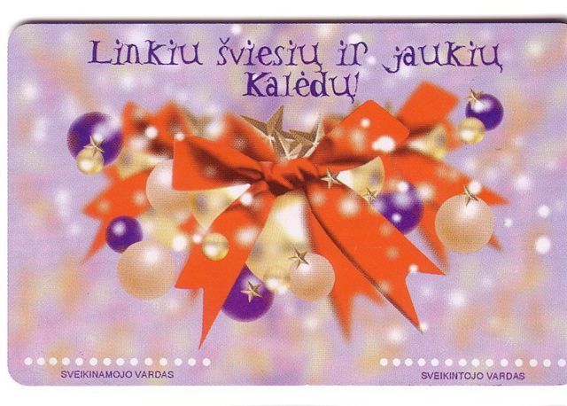 Merry Christmas – Joyeux Noel - Weihnachten – Natale – Feliz Natal - Navidad – Lithuania ( Lituanie ) - Noel