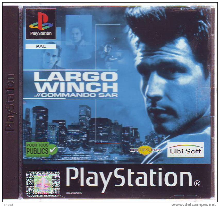 ** JEU PS1 LARGO WINCH COMMANDO SAR BON ETAT - Other & Unclassified