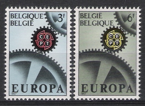 Belgie OCB 1415 / 1416 (**) - 1967