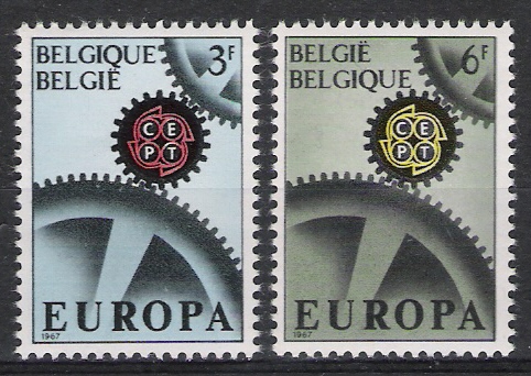 Belgie OCB 1415 / 1416 (**) - 1967