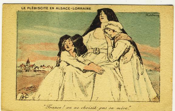 Albert Faivre Le Plebiscite En Alsace Lorraine  France On Ne Choisit Pas Sa Mere - Faivre