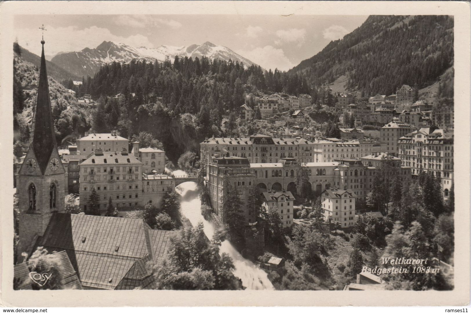 Bad Gastein, Mit Radhausberg, 1941 - Bad Gastein