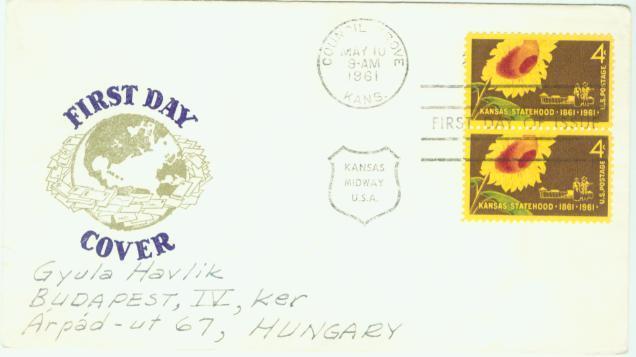 USA 1961 PLANTS, U S A, FDC - Sonstige & Ohne Zuordnung