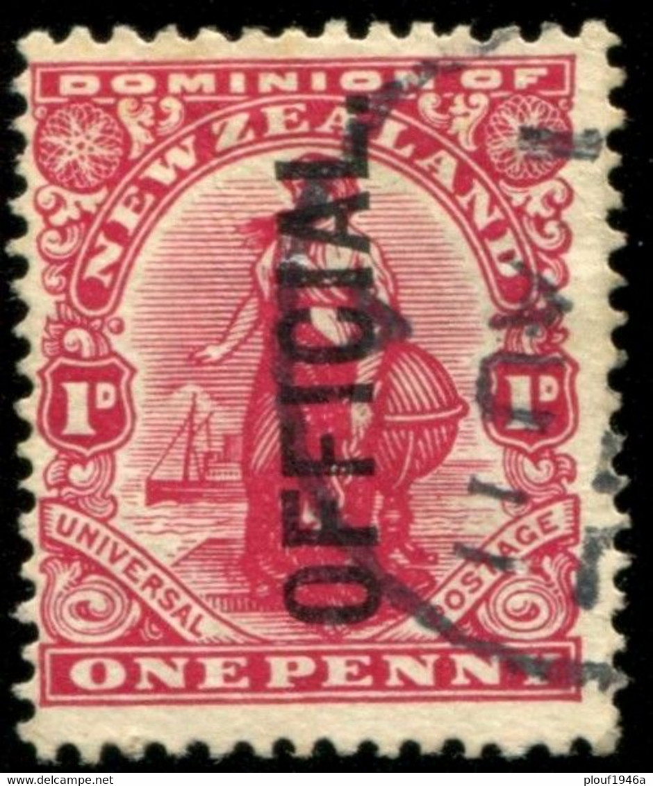 Pays : 362,1 (Nouvelle-Zélande : Dominion Britannique) Yvert Et Tellier N° : S  39 (o) - Dienstmarken