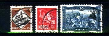 NORVEGE - Yvert - 148 - 149 - 150 - Cote 6,90 € - Autres & Non Classés