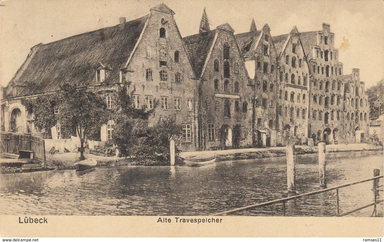 LÜBECK LUEBECK LUBECK Alte Travespeicher 1913 - Lübeck