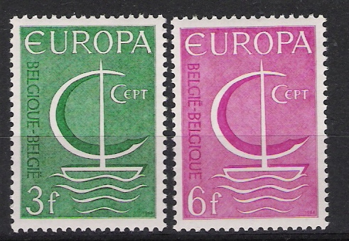 Belgie OCB 1389 / 1390 (**) - 1966