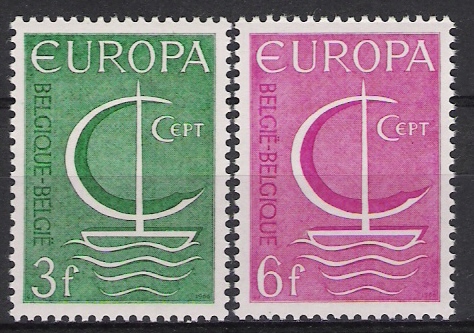 Belgie OCB 1389 / 1390 (**) - 1966