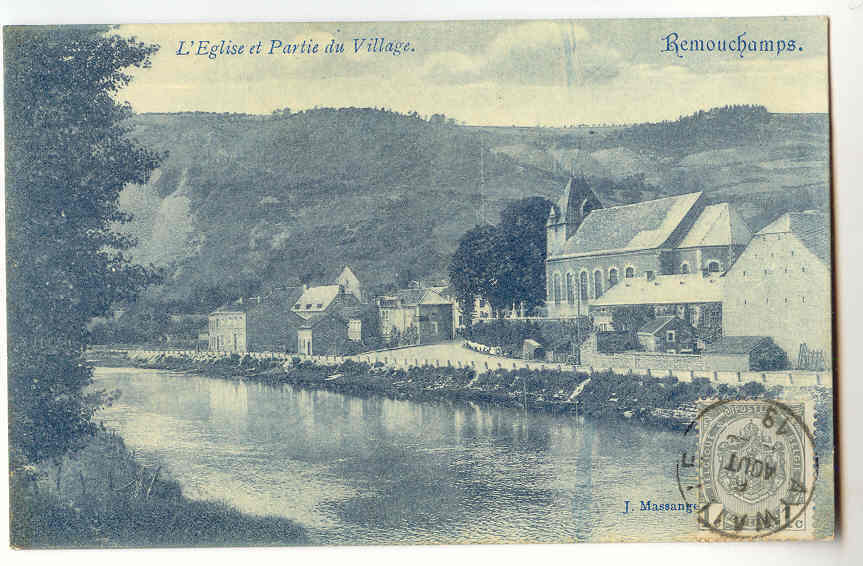 5548 - REMOUCHAMPS - L' Eglise Et Partie Du Village - Aywaille