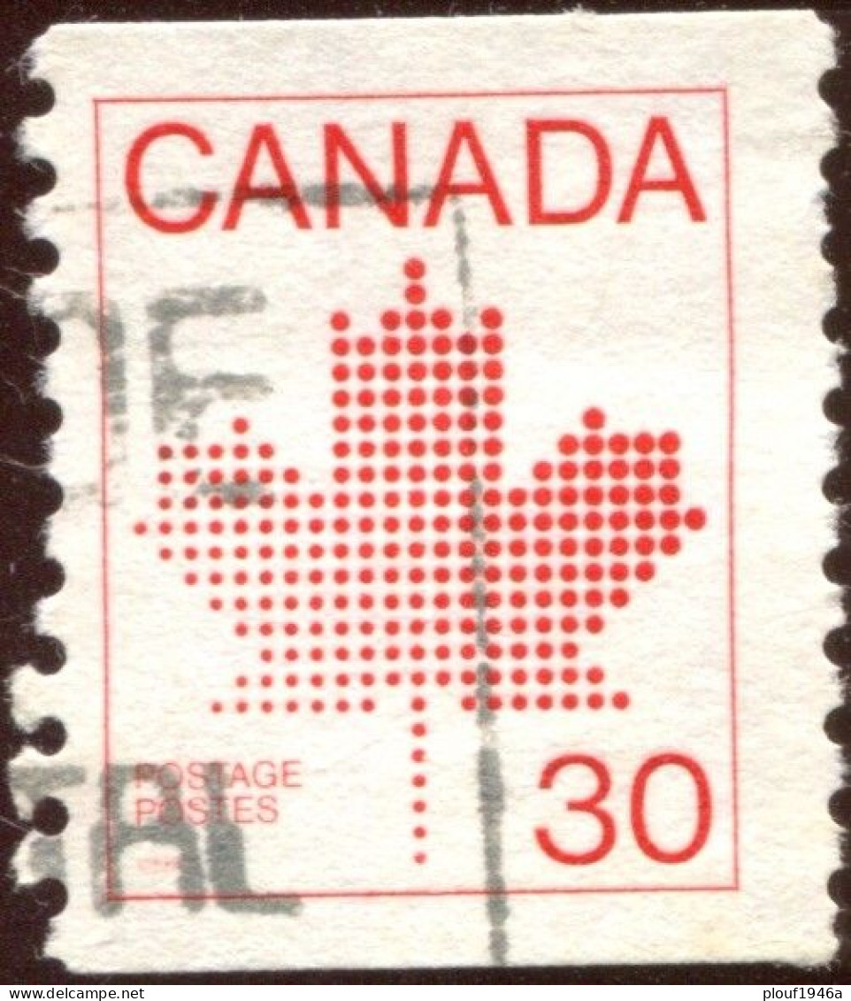Pays :  84,1 (Canada : Dominion)  Yvert Et Tellier N° :   794 A (o) - Coil Stamps