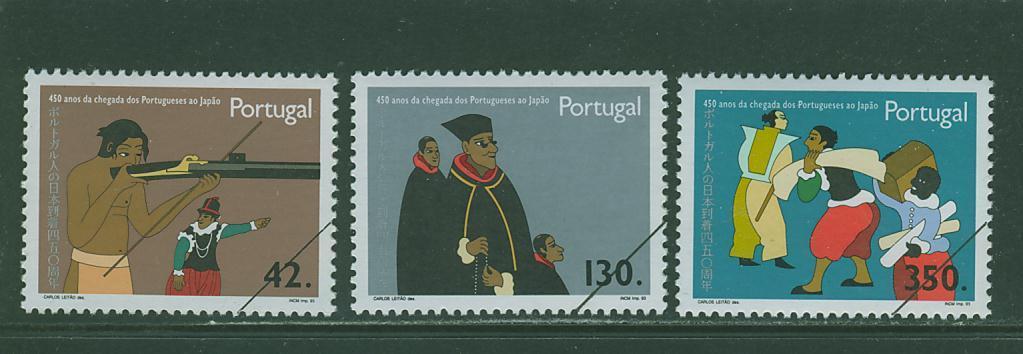 SPE0019 Specimen Arrivée Des Portuguais Au Japon Tir Au Mousquet Religieux Marchandise 1959 à 1961 Portugal 1993 Neuf ** - Unused Stamps