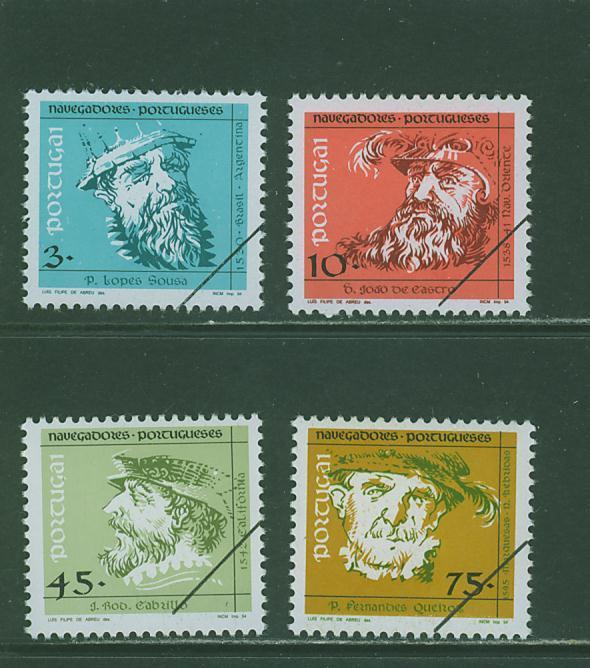 SPE0028 Specimen Navigateurs Lopes Sousa Joao De Castro Rod Cabrillo Fernandes Quenoz 1984 à 1987 Portugal 1994 Neuf ** - Unused Stamps