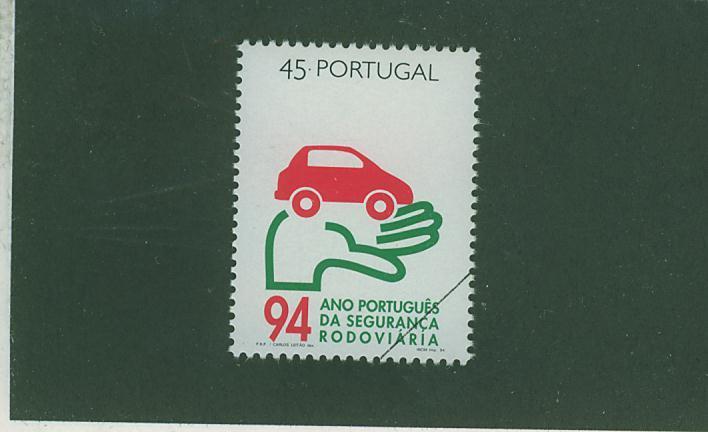 SPE0034 Specimen Année De La Sécurité Routière Main Voiture 2009 Portugal 1994 Neuf ** - Accidents & Road Safety