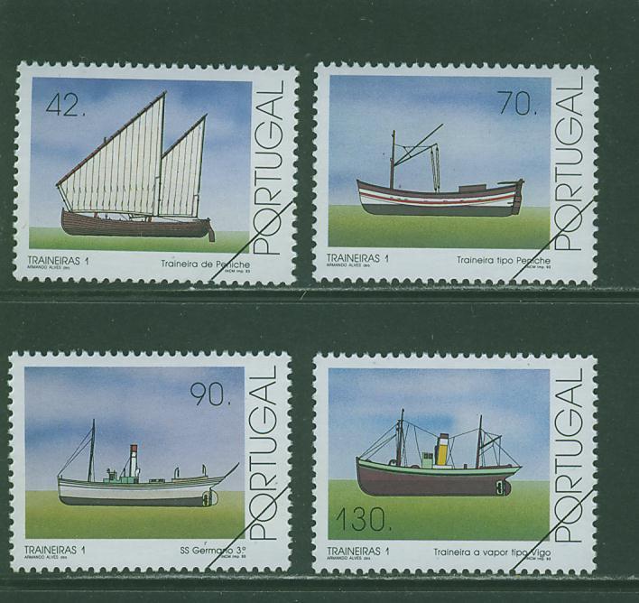 SPE0020 Specimen Bateaux De Peche Chalutier Voile Moteur 1962 à 1965 Portugal 1993 Neuf ** - Unused Stamps