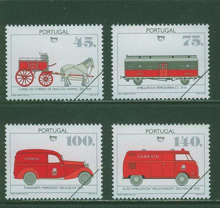 SPE0038 Specimen Transport Du Courrier Diligence Wagon Fourgonnette 2022 à 2025 Portugal 1994 Neuf ** - Sonstige & Ohne Zuordnung