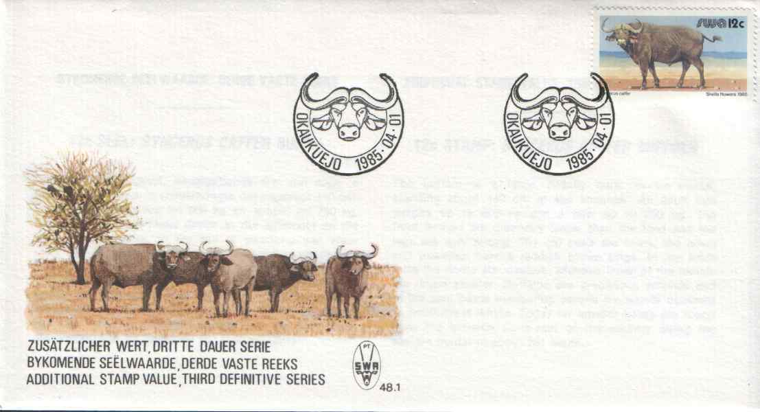 Fdc Animaux > Ferme SWA 1985  Buffles Boeuf Corne - Ferme