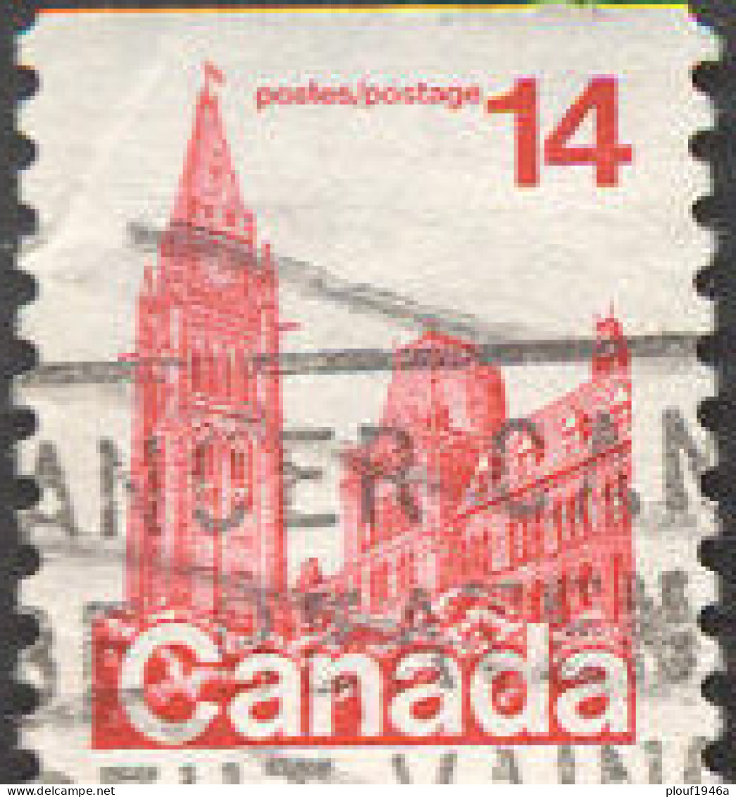 Pays :  84,1 (Canada : Dominion)  Yvert Et Tellier N° :   657 A (o)  Roulette - Coil Stamps