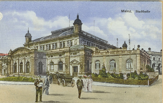 MAINZ : Stadthalle (Très Belle Illustration Animée) - Mainz