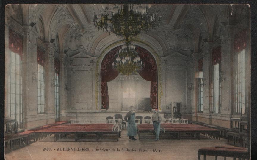 Aubervilliers Salle Des Fetes 1907 - Aubervilliers
