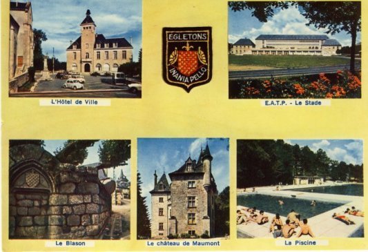 Egletons - Hôtel De Ville, Stade,blason, Château De Maumont, Piscine - Egletons